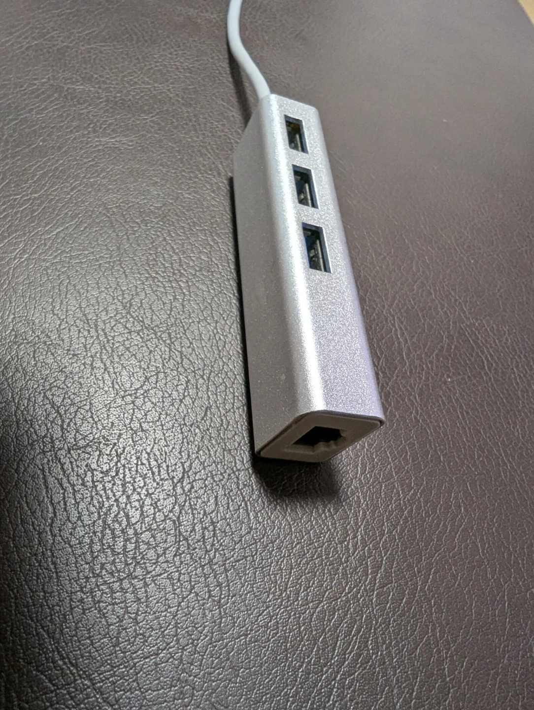 USBハブ LANポート付き 3ポートの写真2枚目
