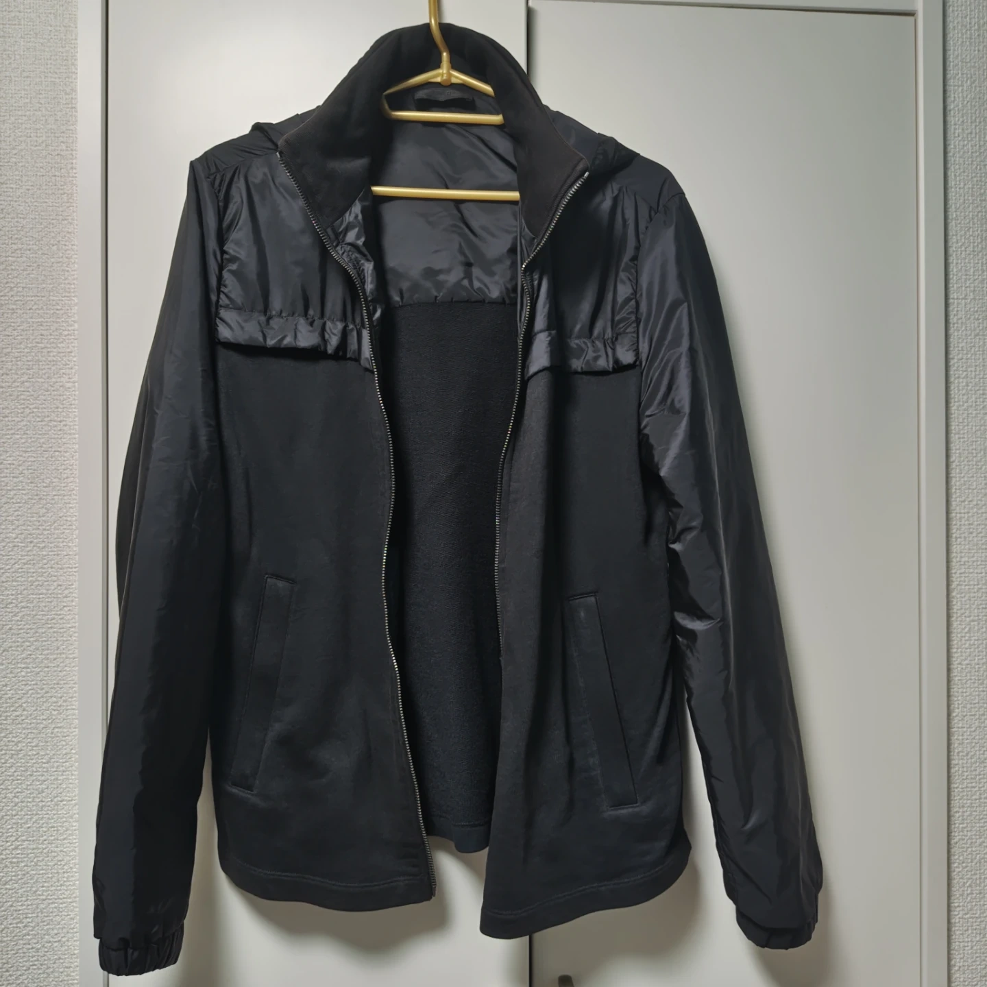 PRADA SPORT ナイロン ジャケット 黒 M フード付き プラダスポーツ