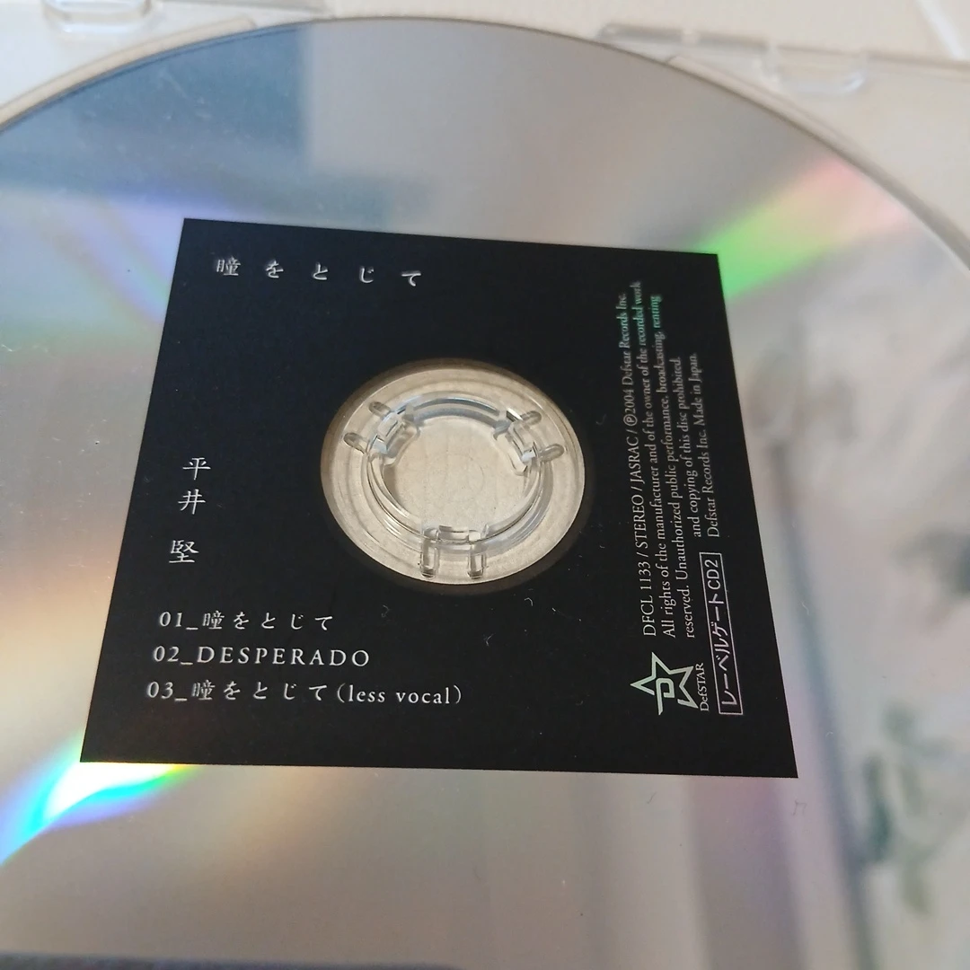 平井堅 瞳を閉じて CD