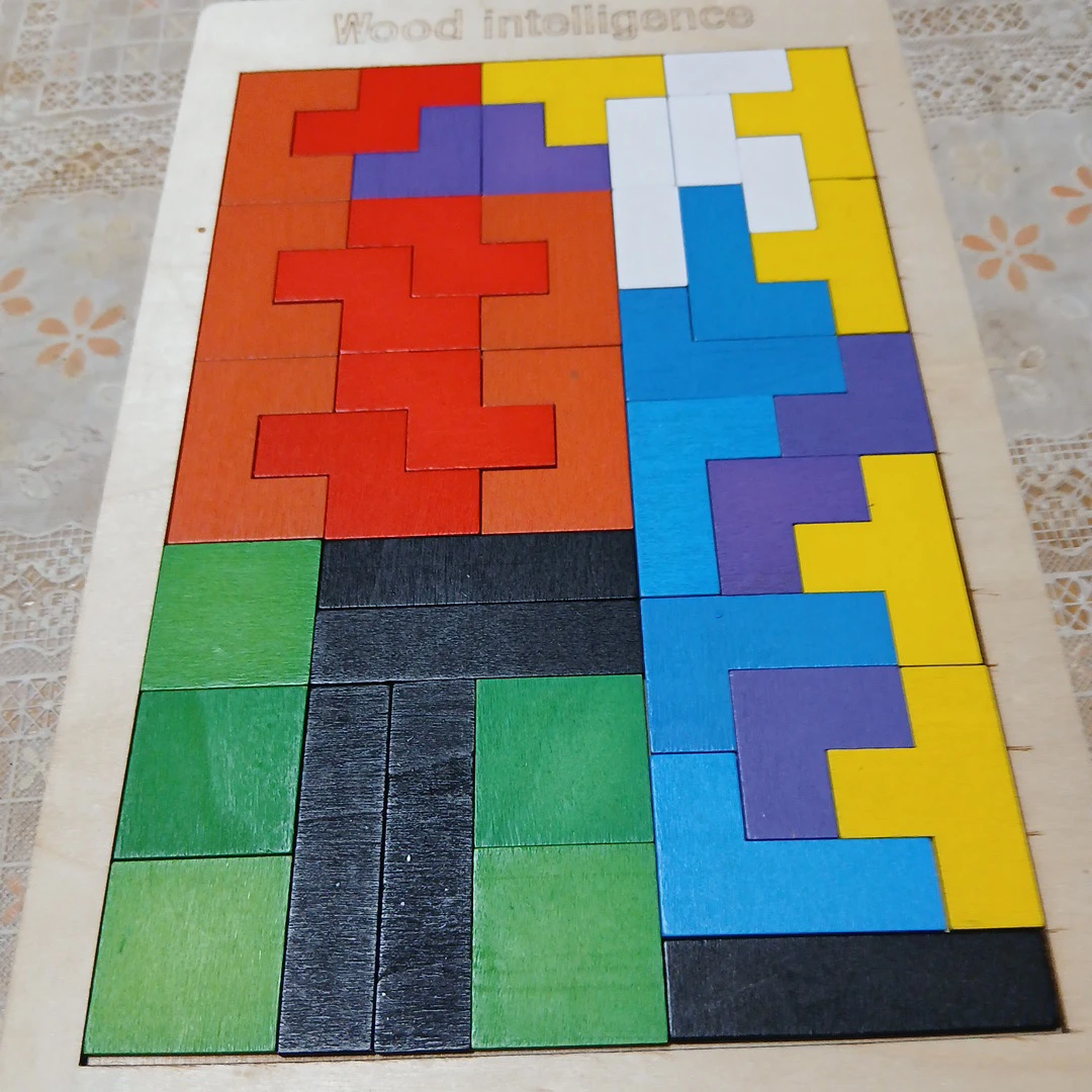 Wood intelligence 木製立体パズル