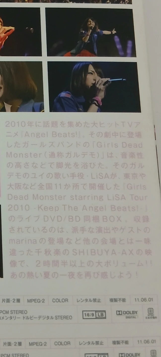 Girls Dead Monster starring LiSA Tour 2010 ~の写真3枚目