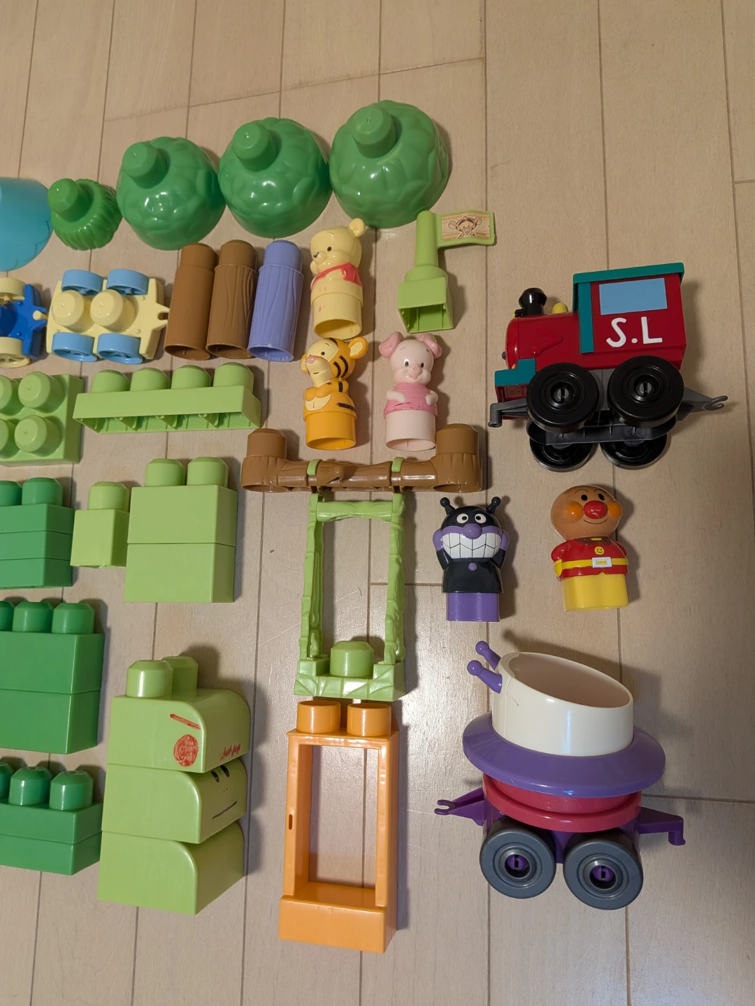 メガブロック　計343ピース　マテル　MEGA BLOKS　アンパンマンの写真8枚目