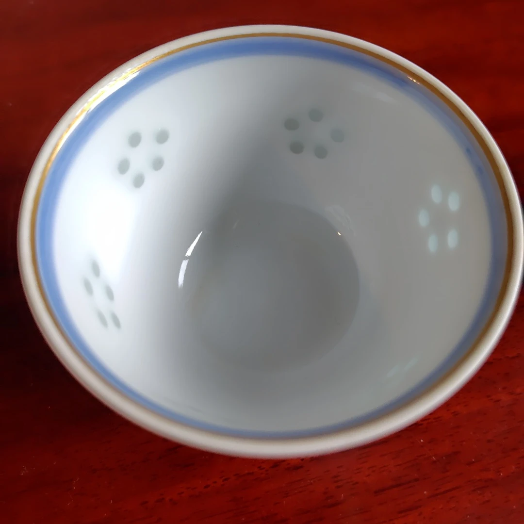 矢山 煎茶碗 3客セット 磁器の写真2枚目