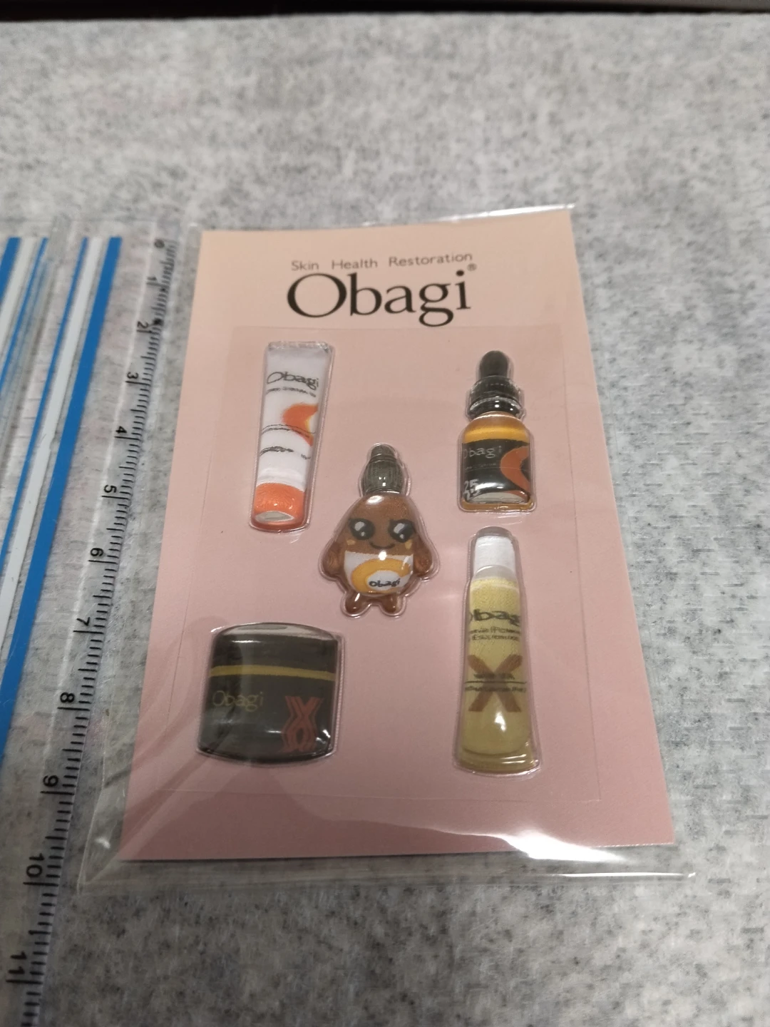 Obagi ぷくぷくシール オバジ ミニチュア