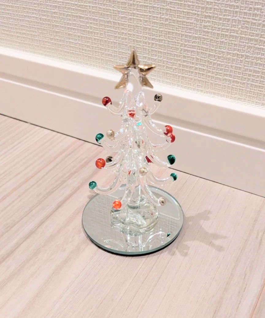 ◇ ガラスミニツリー ガラス細工