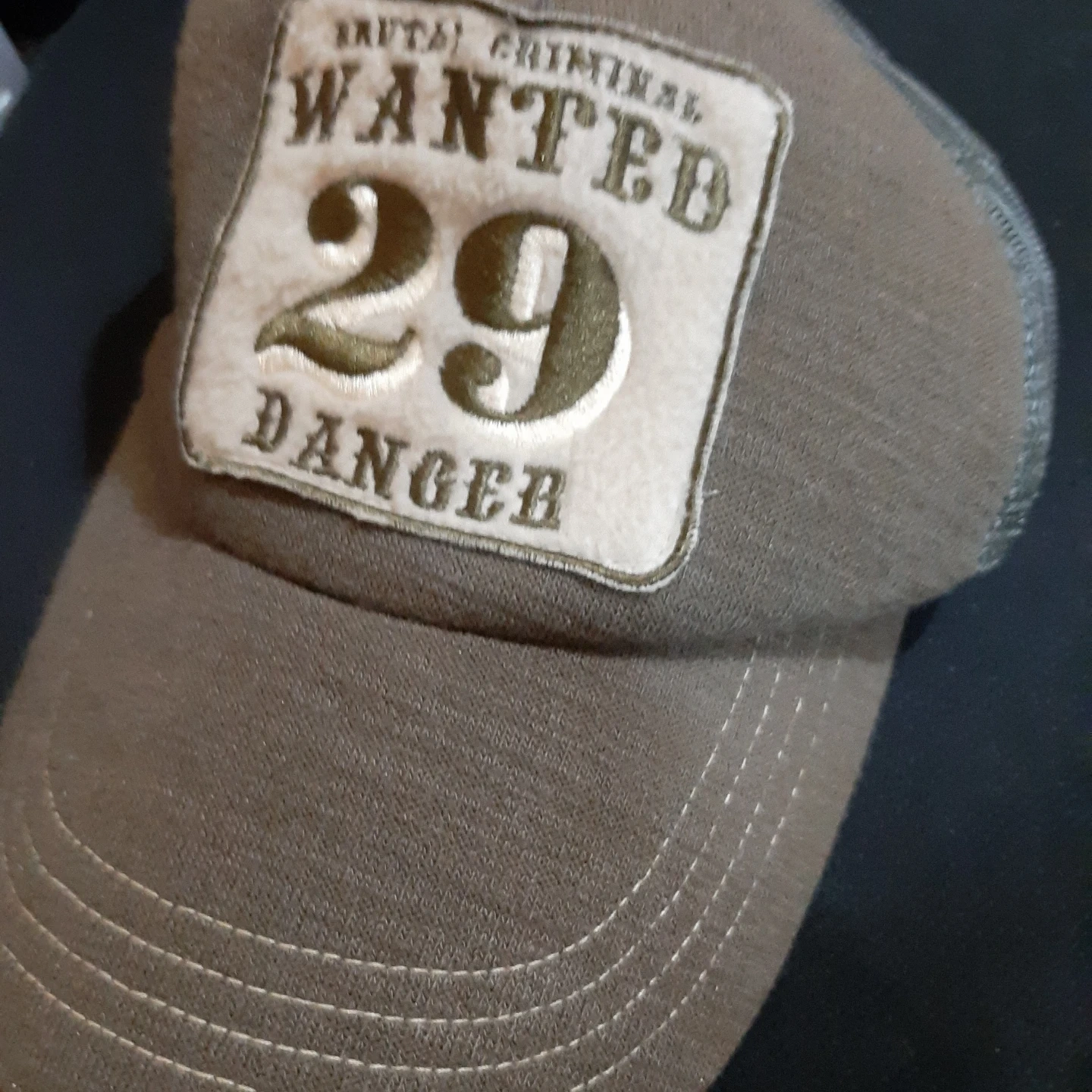 WANTED 29 メッシュキャップ カーキ