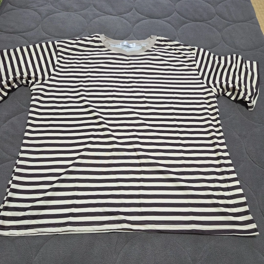ボーダー柄 半袖Tシャツ