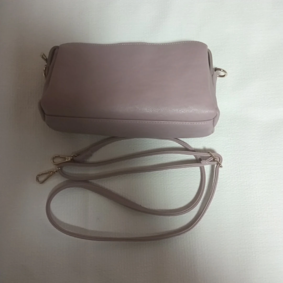 ショルダーバッグ ピンクベージュ