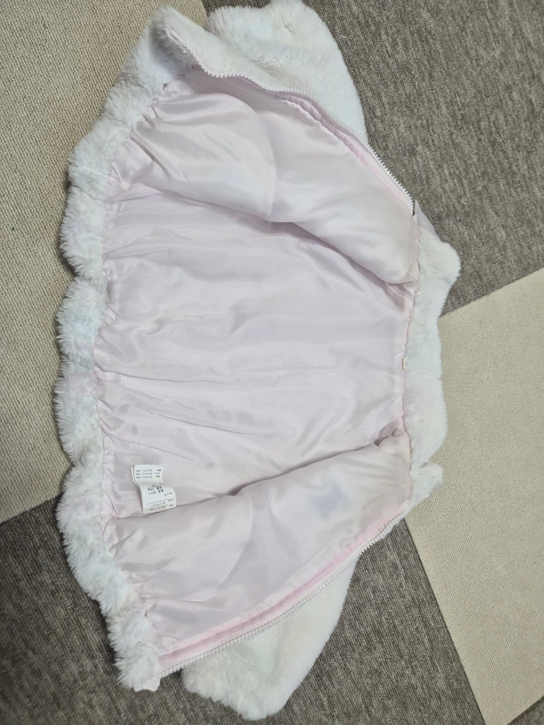 キッズ ボアジャケット 90cm ピンクの写真3枚目