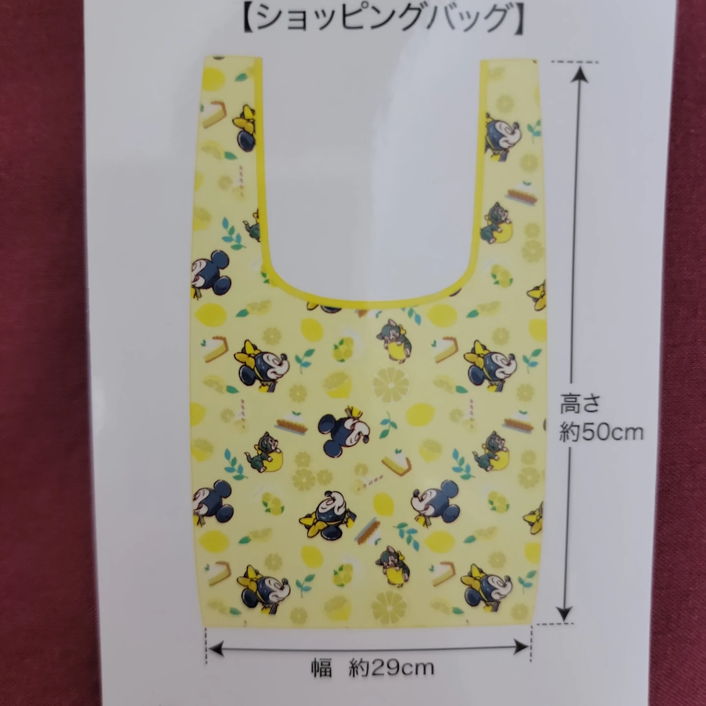 【新品未使用】東京ディズニーリゾート ショッピングバッグの写真3枚目
