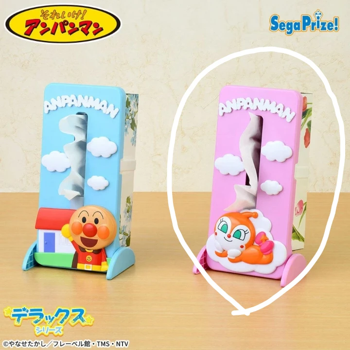 それいけ！アンパンマン縦置きティシュケース  ドキンちゃん