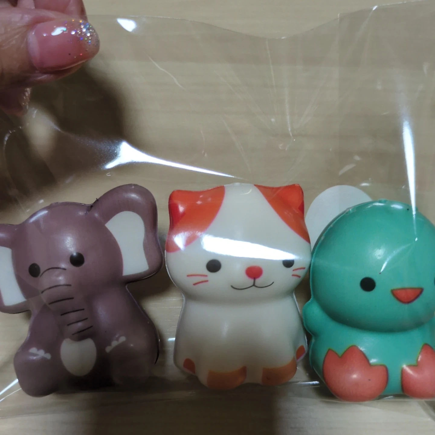 動物のスクイーズ 3点セット