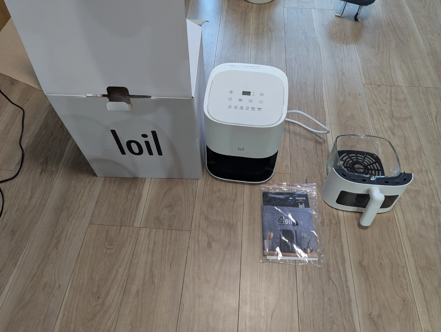 loil エアーオーブン ホワイトの写真2枚目