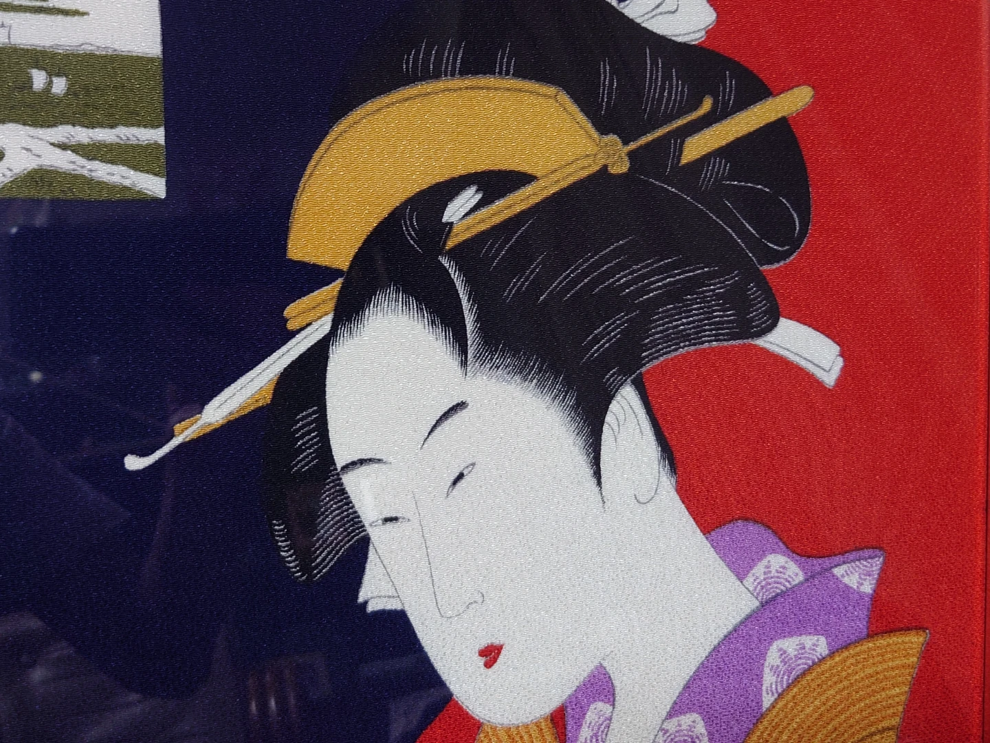 歌麿 浮世絵 高名美人六家撰 額装の写真4枚目