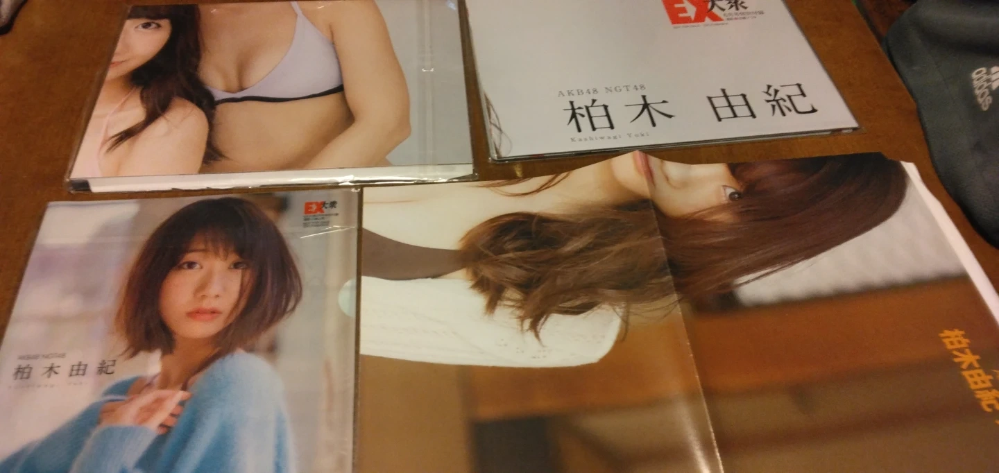 AKB48 AKB新聞 創刊6周年記念クリアファイル&柏木由紀 グッズセットの写真5枚目