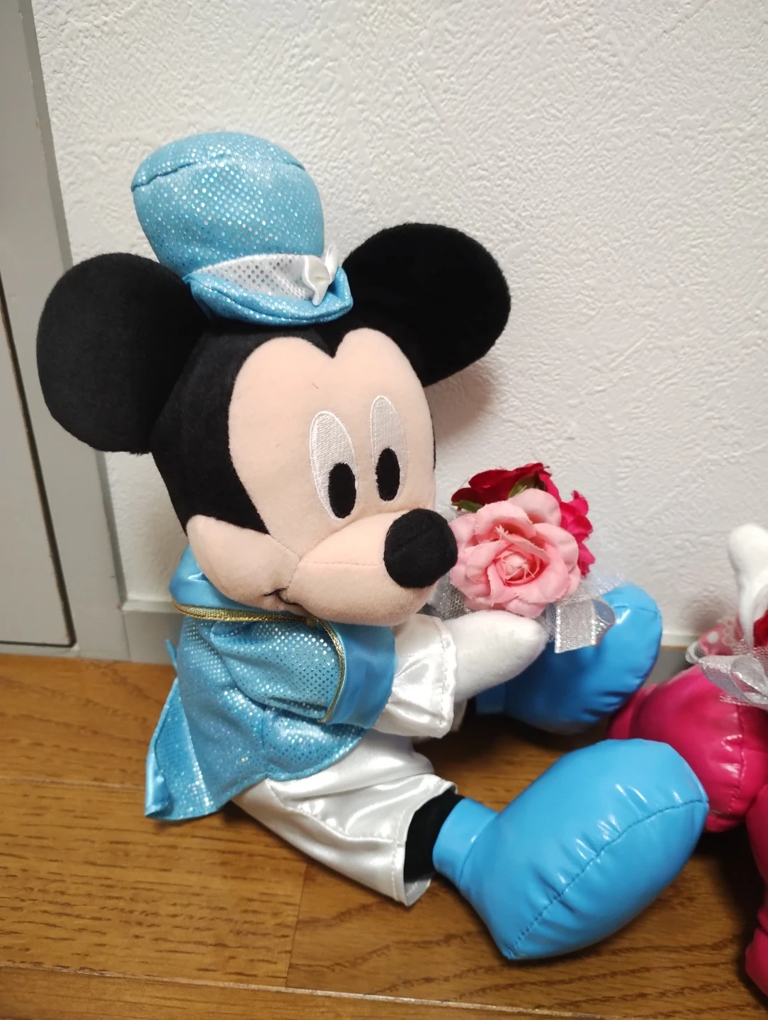 ディズニー ミッキー ミニー ぬいぐるみ 電報 ウェディングの写真2枚目