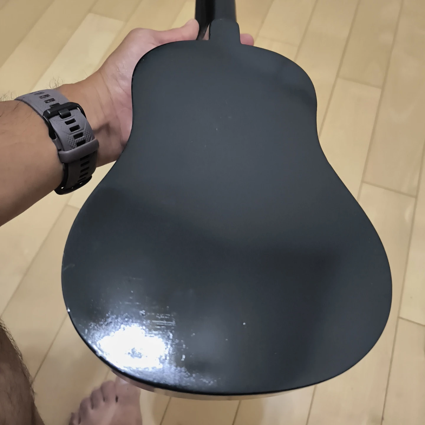 ウクレレ 黒 ブラック 楽器の写真6枚目