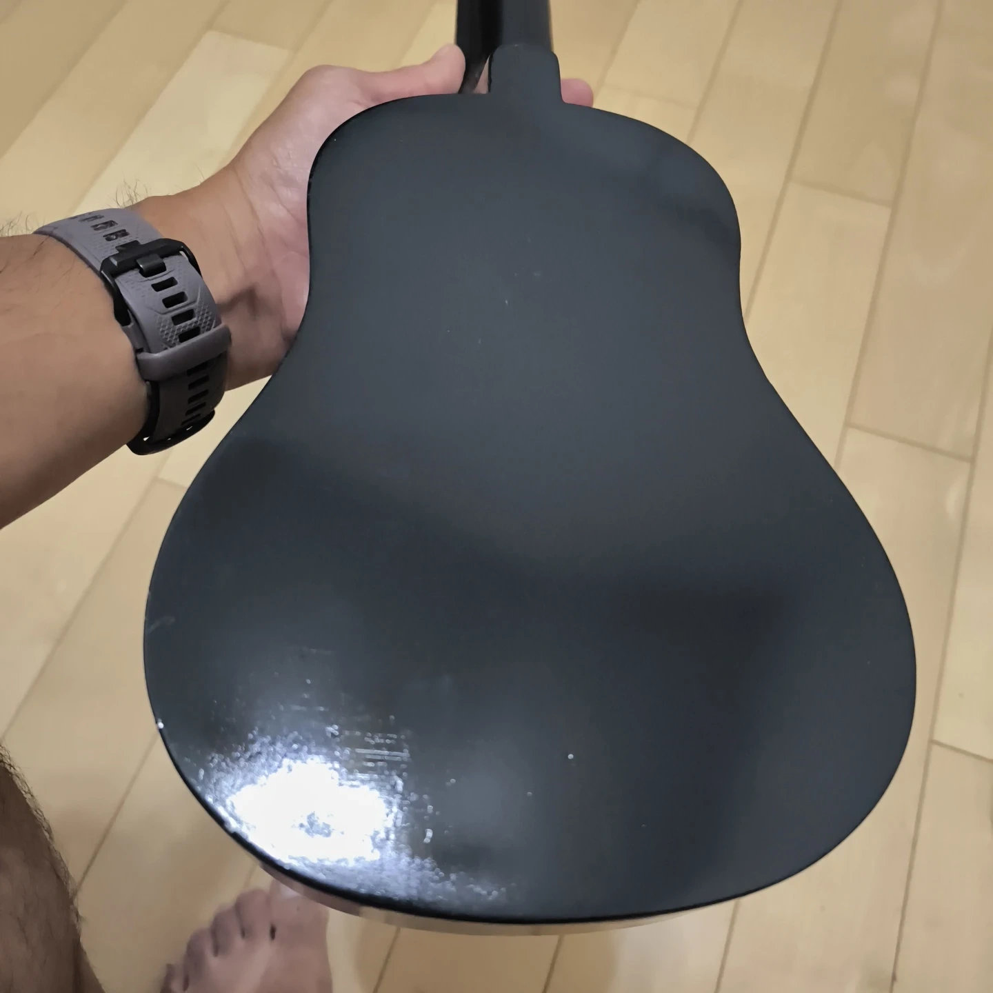 ウクレレ 黒 ブラック 楽器の写真6枚目