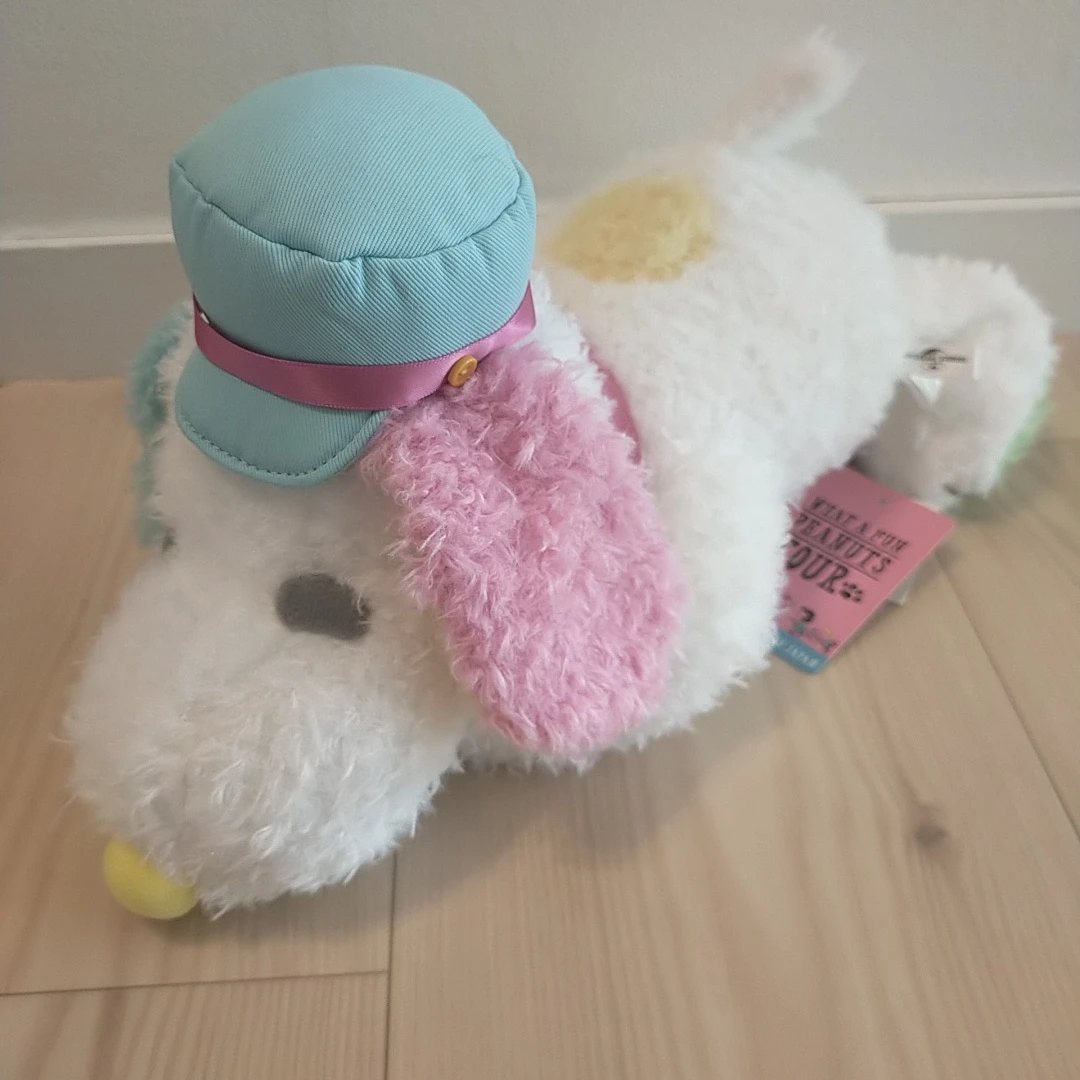 スヌーピー ぬいぐるみ パステルカラー