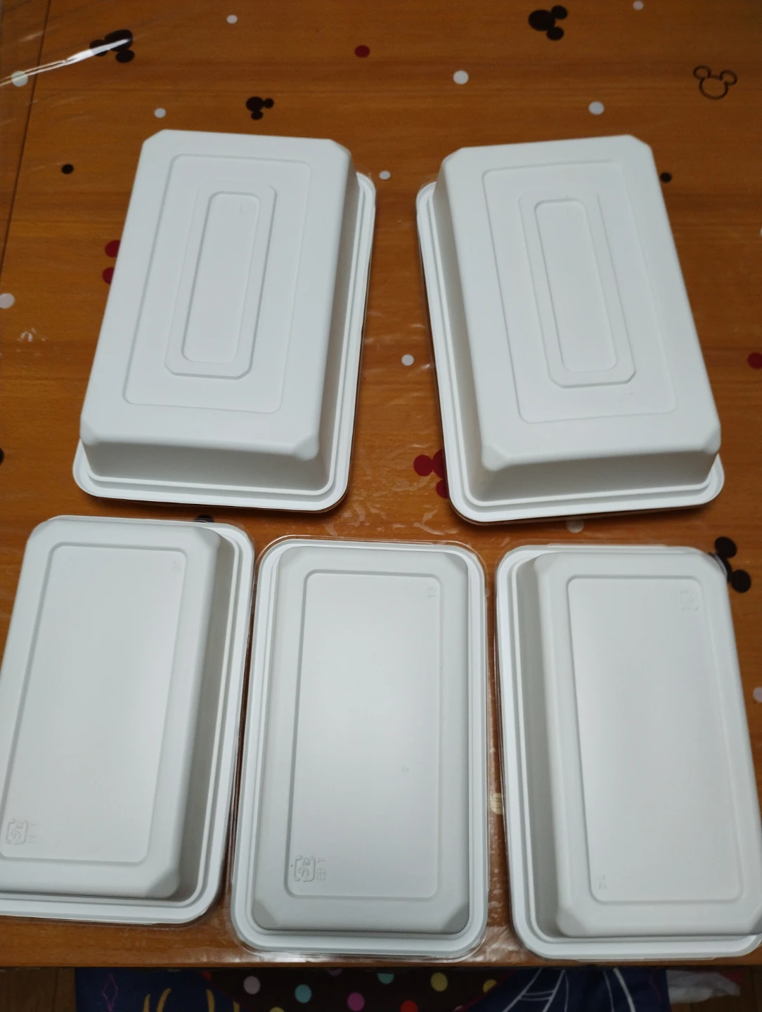 新品未使用★お弁当箱プラスチック容器 5個セットの写真2枚目