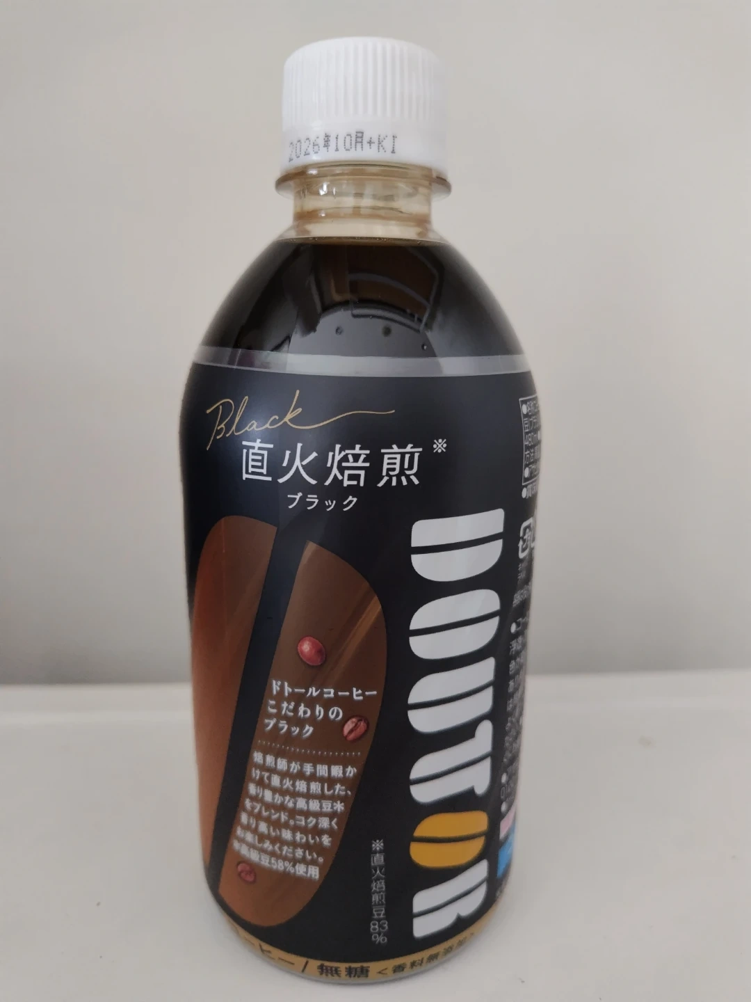 ドトール 直火焙煎ブラック 480ml×24本
