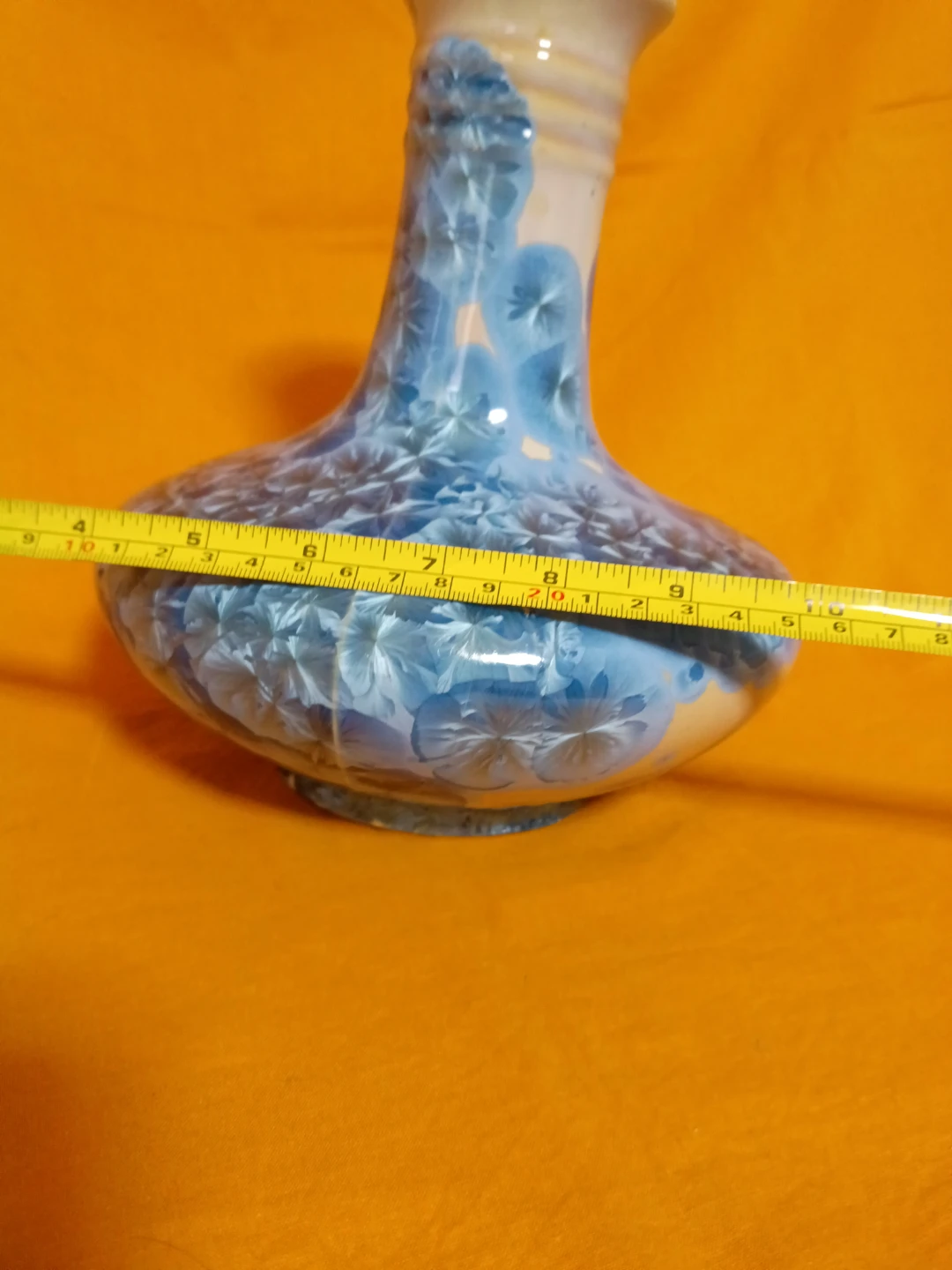 結晶釉 花瓶 陶器 フラワーベースの写真4枚目