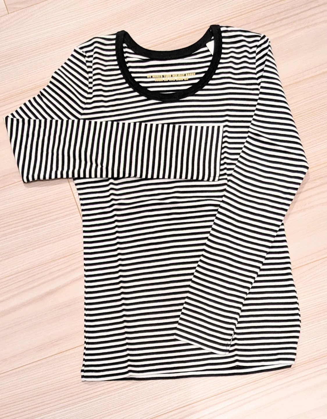 ◇ 新品 ボーダー柄 長袖カットソー