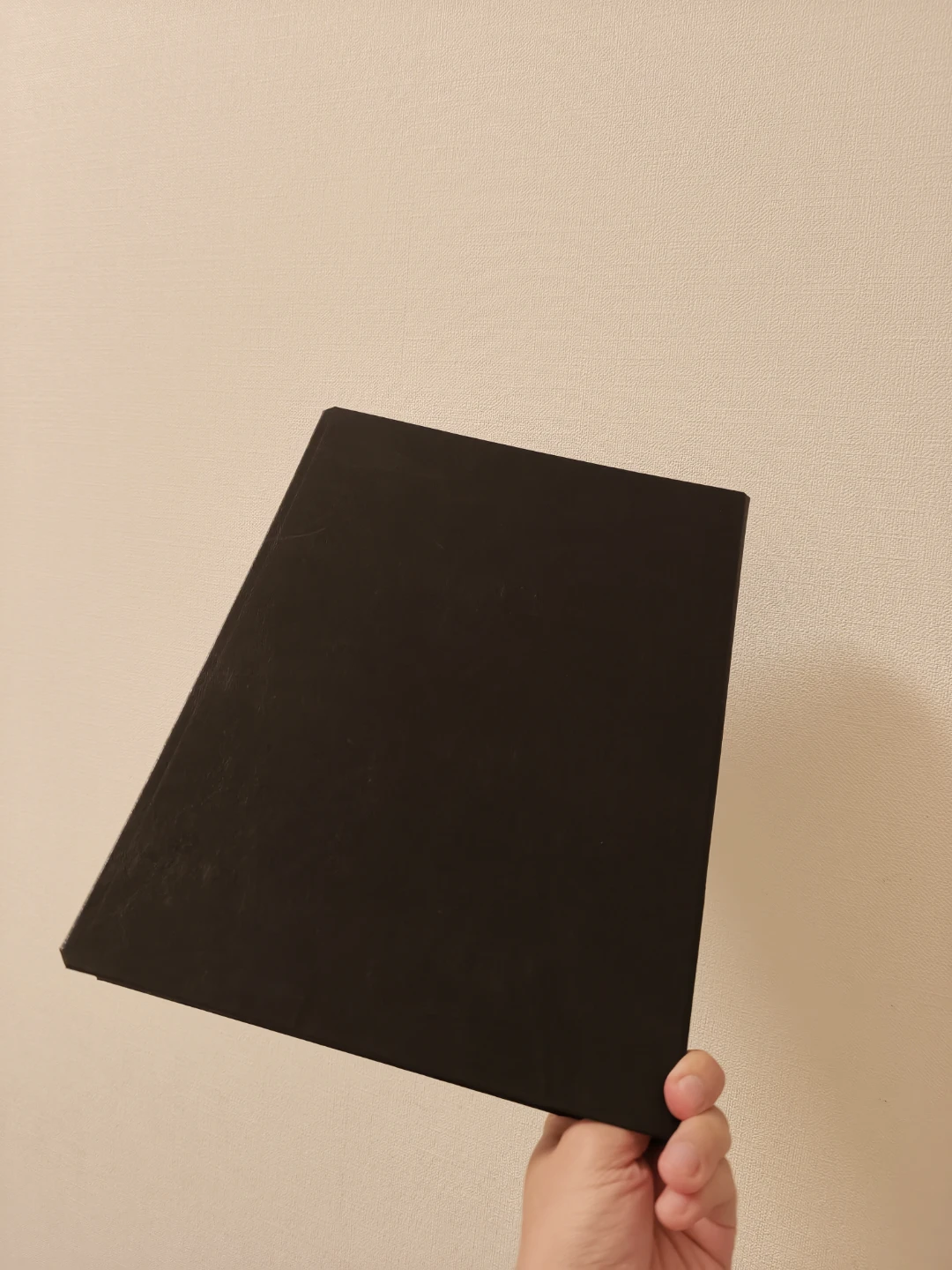 シンプル バインダー ファイル 黒 2リングの写真2枚目