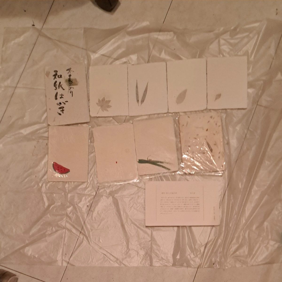 和紙工房はがき作品渡辺篤史の写真2枚目