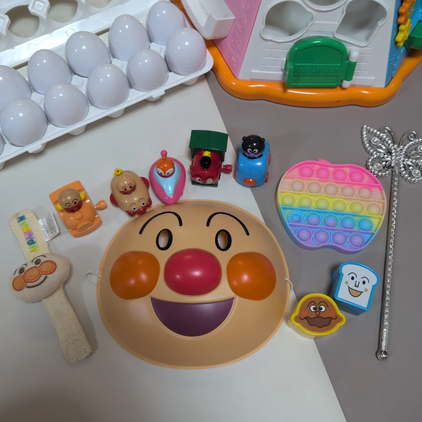 ★新品あり!総額2万円★アンパンマン おもちゃ まとめ売り おおきなよくばりボックス 西松屋 マッチングエッグ 知育玩具の写真4枚目