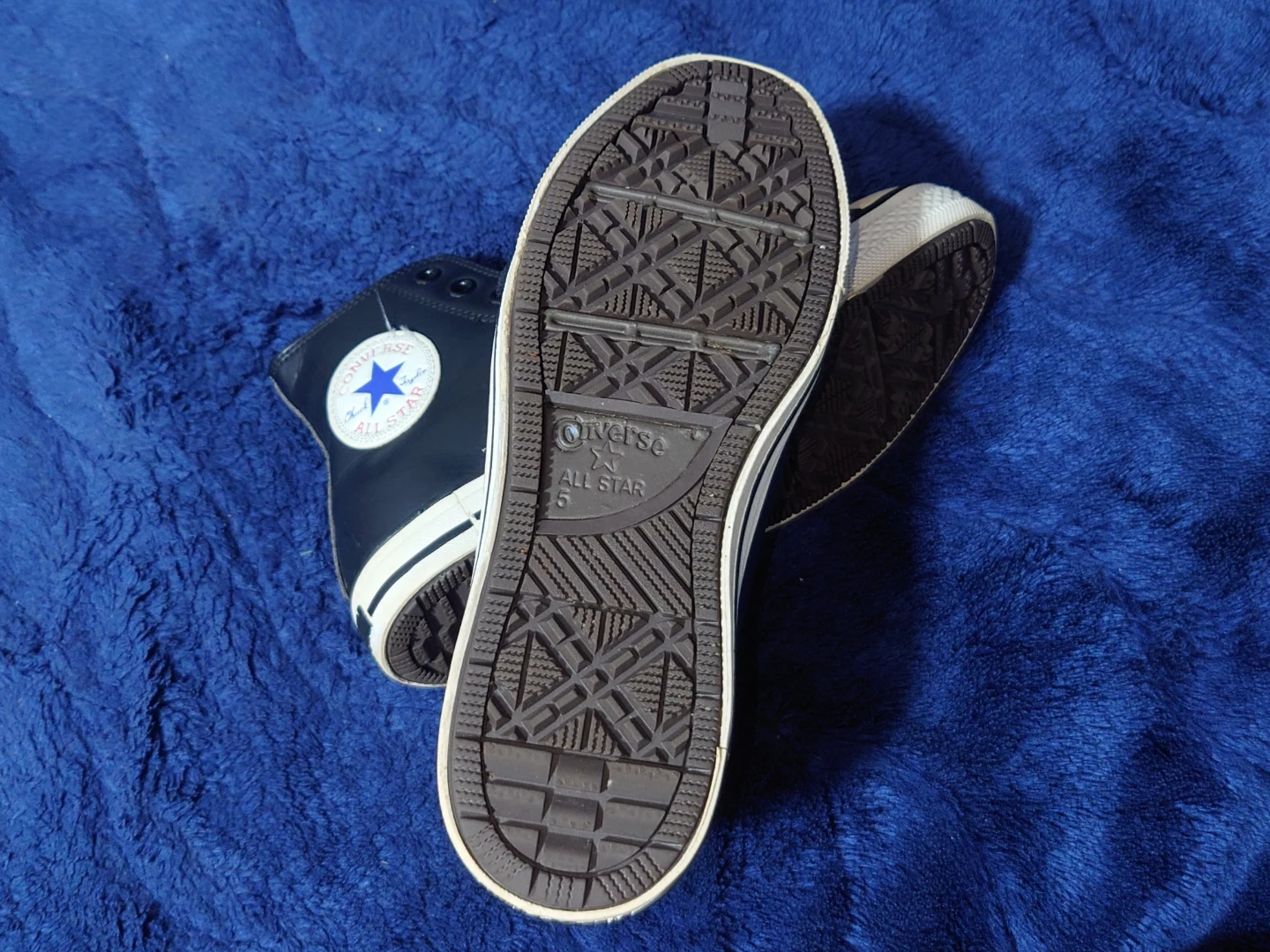 CONVERSE コンバース オールスター ハイカット 黒 24cm USED品の写真5枚目