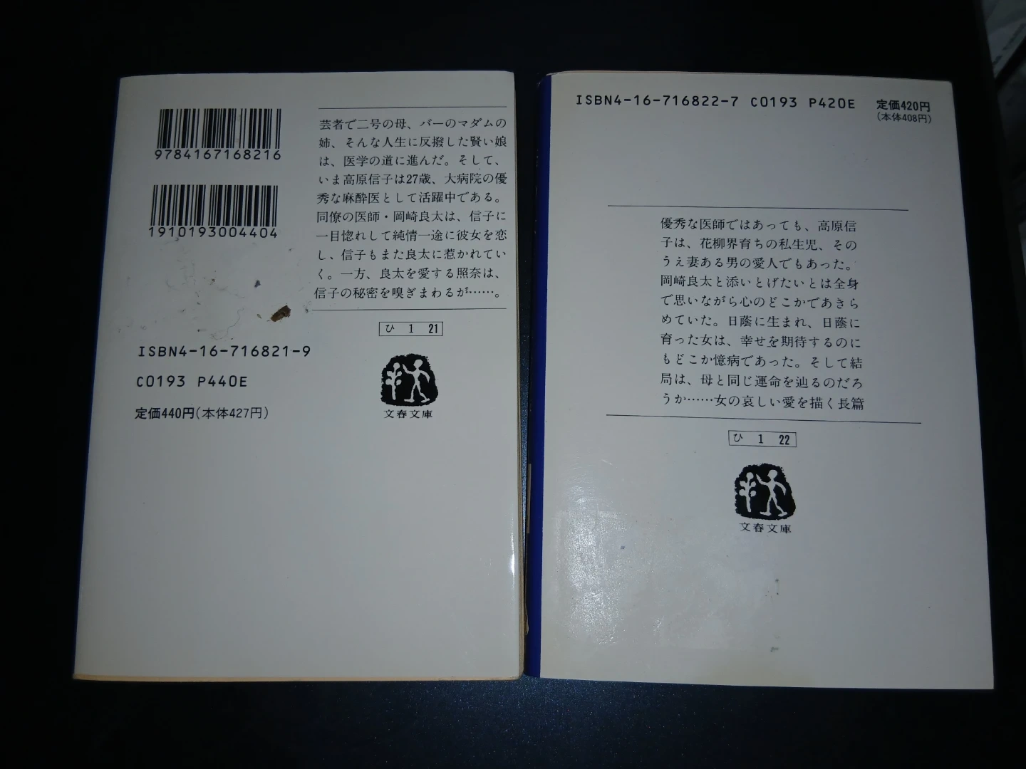 日蔭の女 上巻+下巻 平岩弓枝 他の有料商品とまとめて取引の場合のみ取引しますの写真2枚目