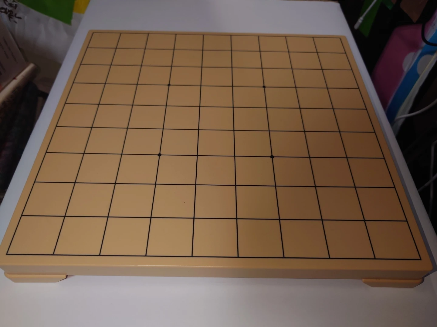 将棋盤 木製でなく、プラスチック製です。