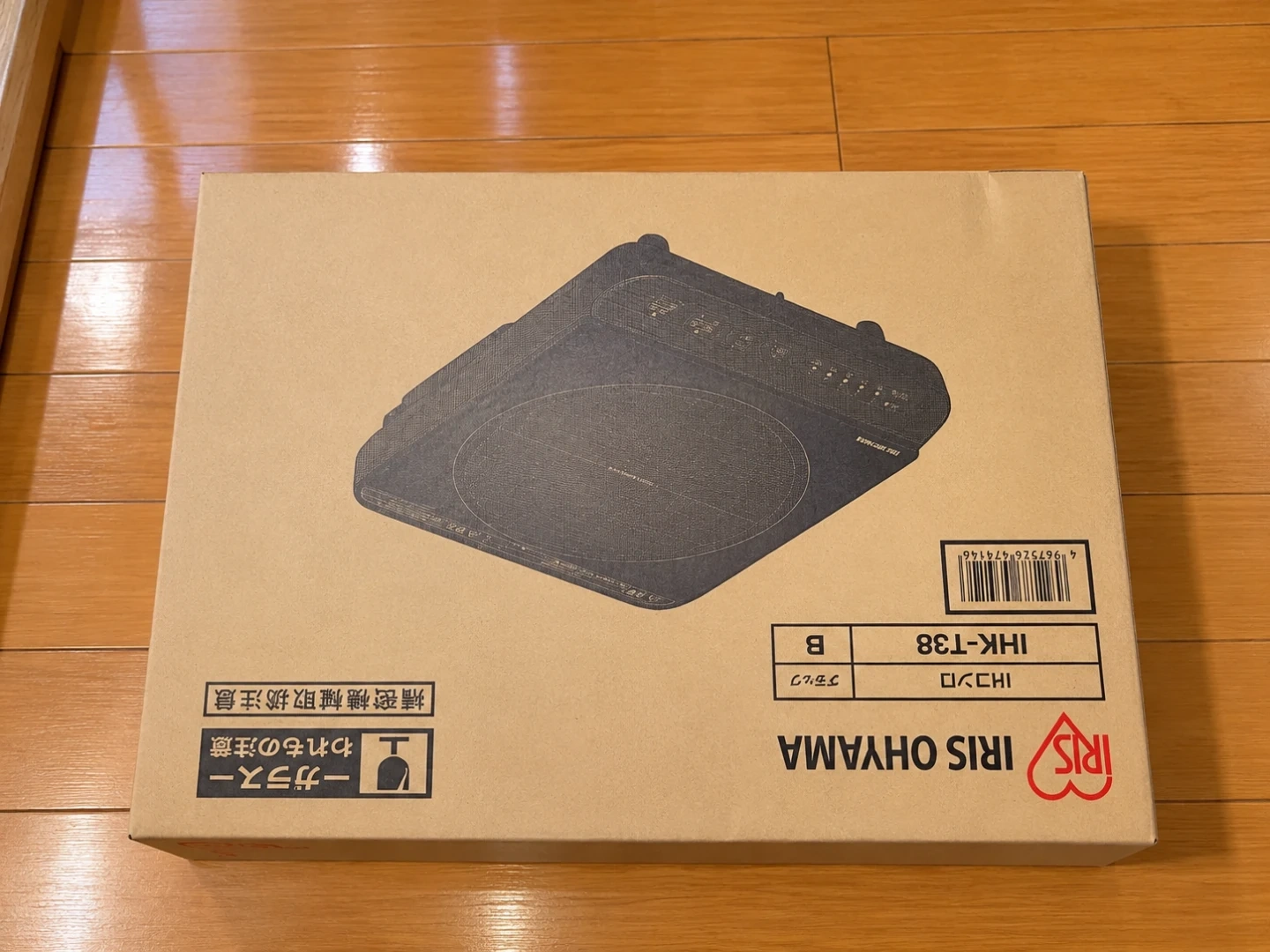アイリスオーヤマ IHコンロ IHK-T38 ブラック