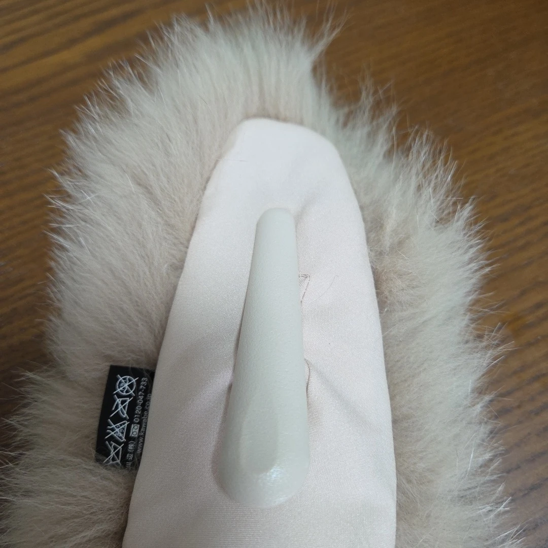 【美品】ファーティペット ベージュの写真4枚目
