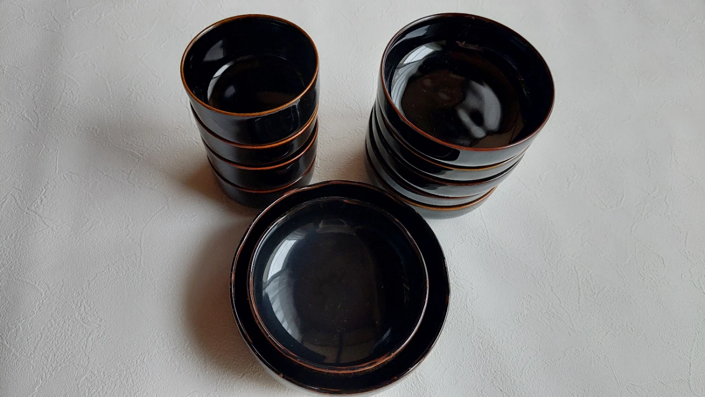 和食器 小鉢 10点 セット 黒 陶器の写真3枚目