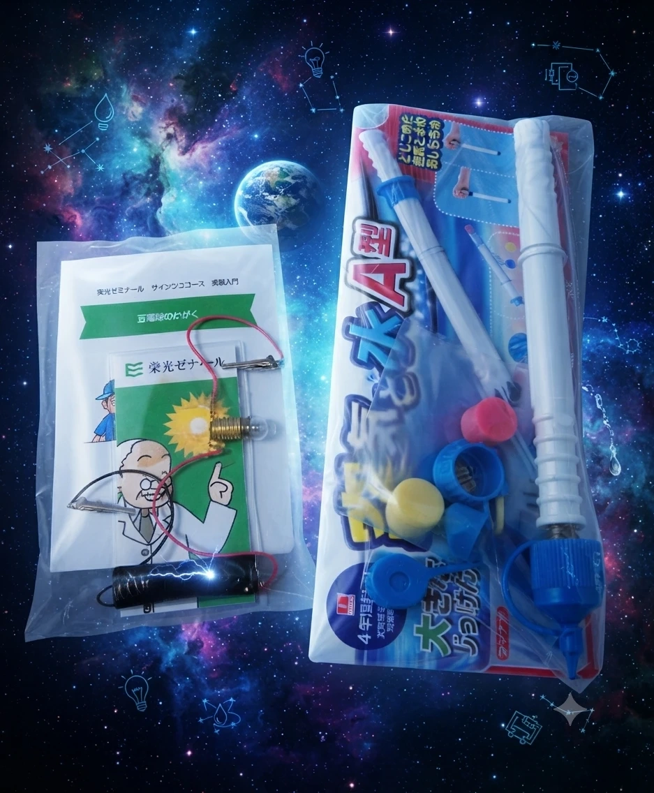 栄光ゼミナール 実験キット & 小4理解実験教材『空気と水A型』