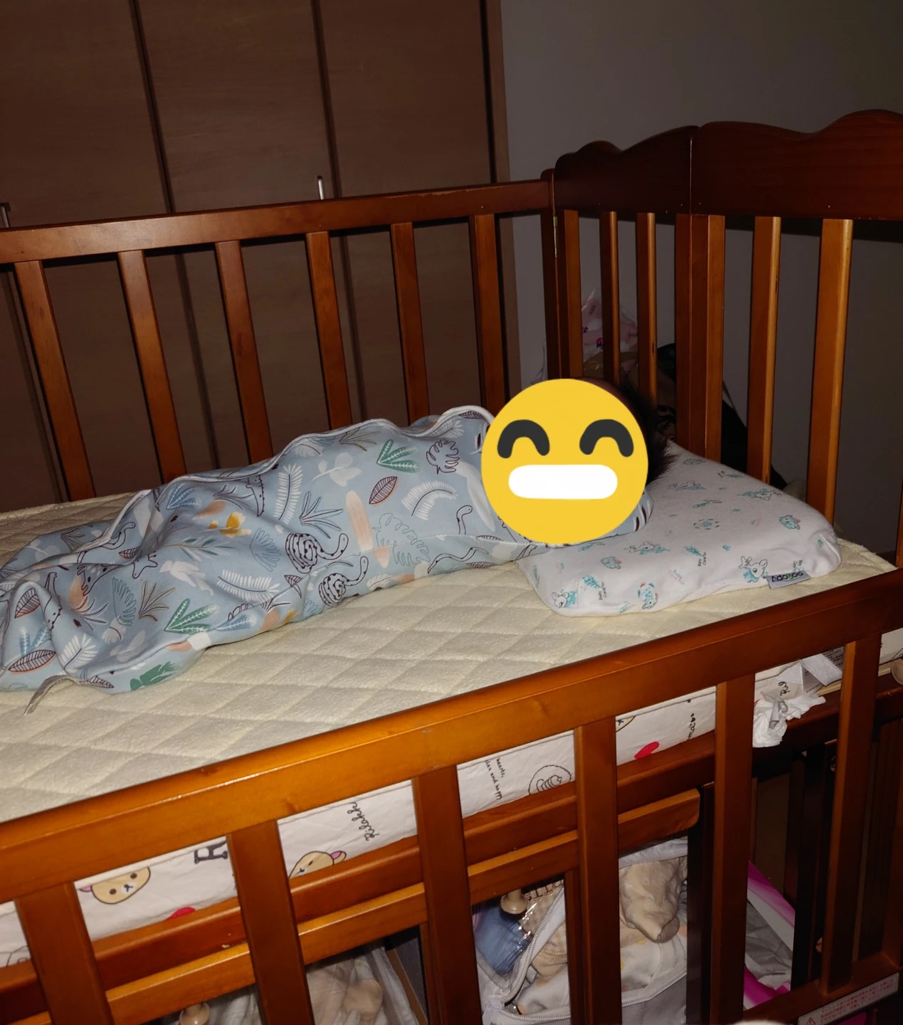 大和屋 パタン 折りたたみミニベビーベッドの写真3枚目