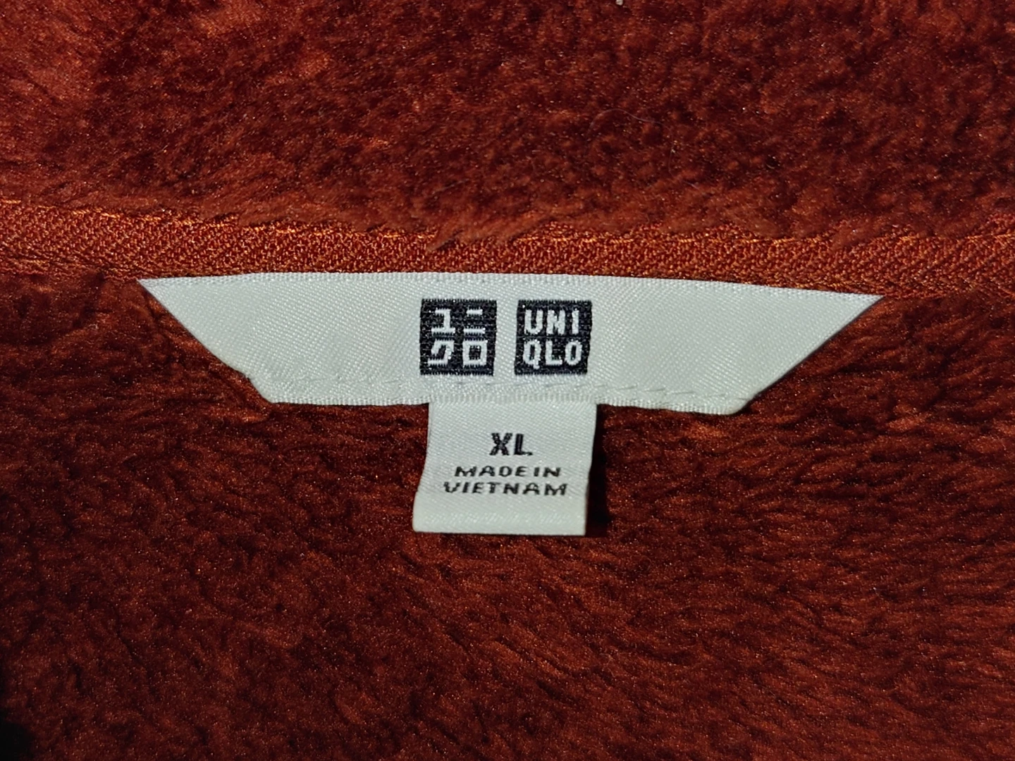 UNIQLO ユニクロ フリースジャケット ブラウン XLの写真6枚目