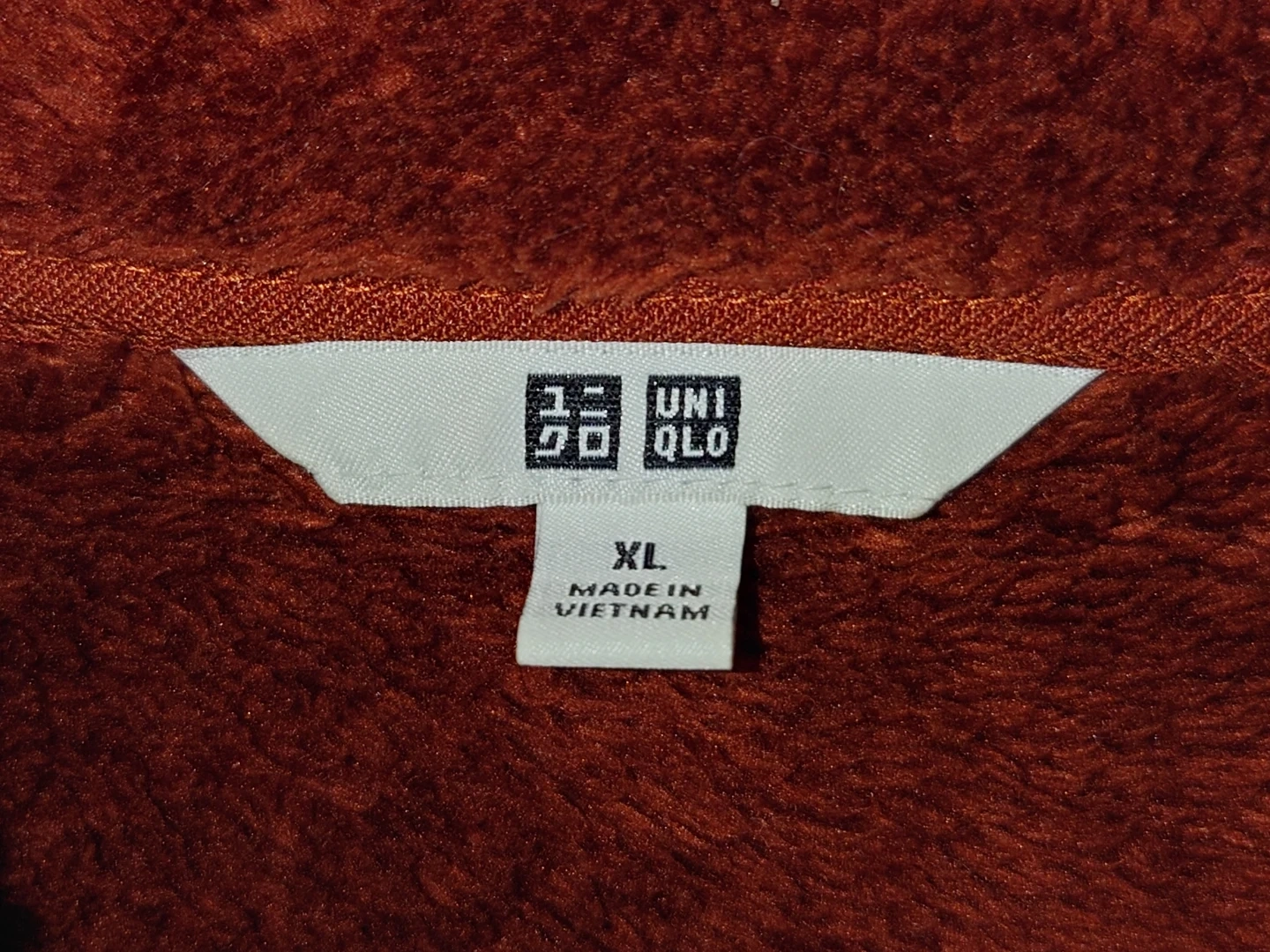 UNIQLO ユニクロ フリースジャケット ブラウン XLの写真6枚目