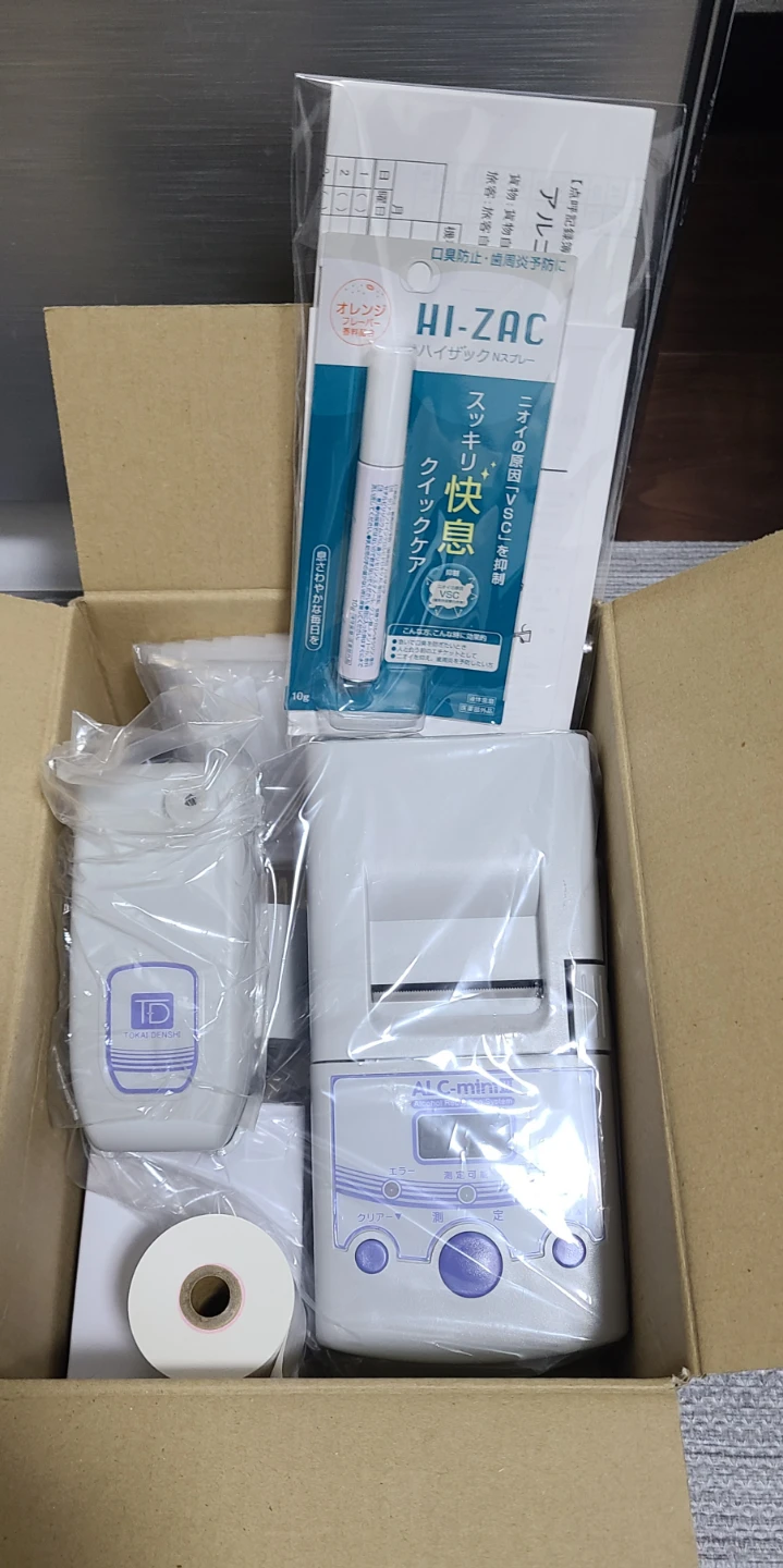 東海電子 アルコール測定器 ALC-mini IIIの写真2枚目