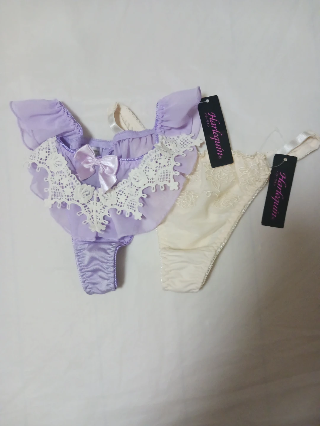 新品、✨😍✨ハーレクイン💜T ﾊﾞﾂｸ、ショーツ 2枚セットM size