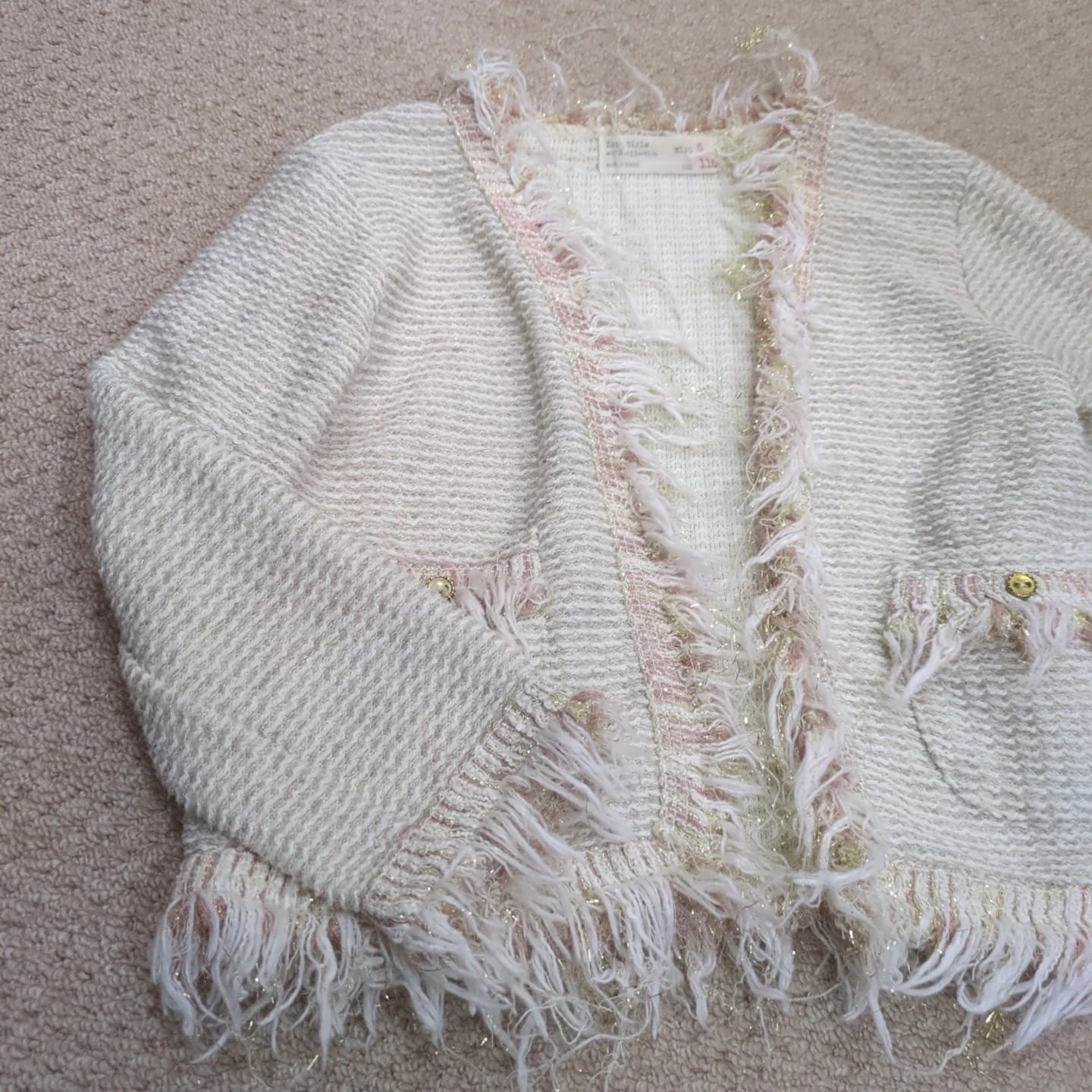 ザラ キッズ カーディガン 110cmの写真4枚目