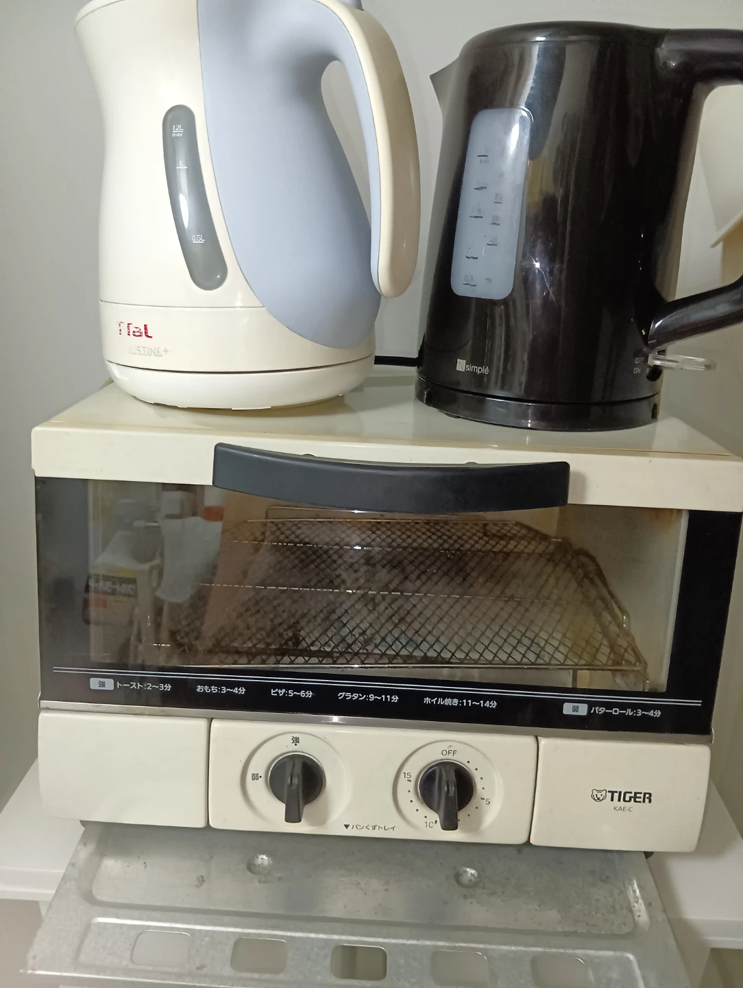 タイガー トースター T-fal 電気ケトル３点 まとめ
