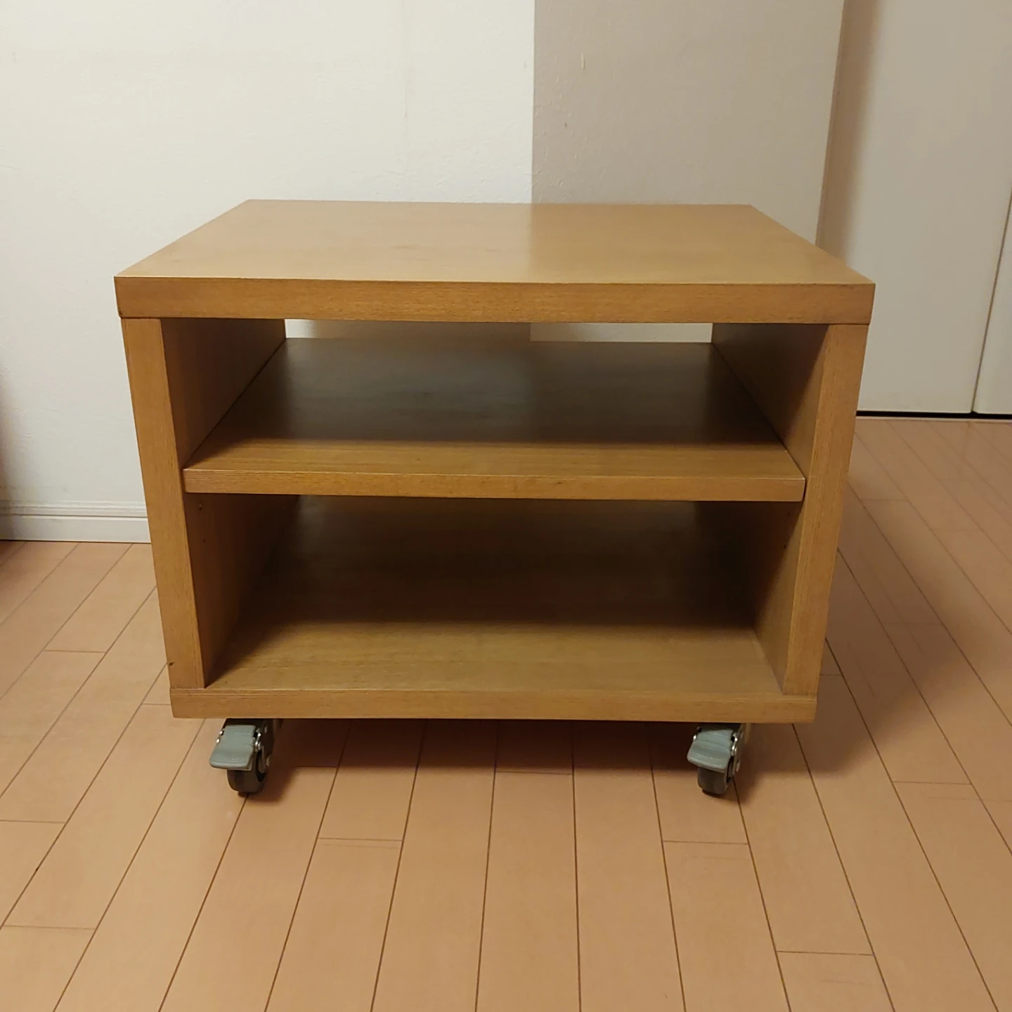 木製収納ワゴン キャスター付き　テレビボード　チェスト