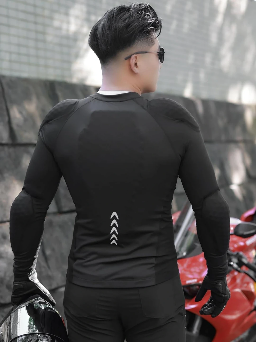 新品未使用 WOSAWE バイク用プロテクタージャケット インナー Lサイズの写真3枚目