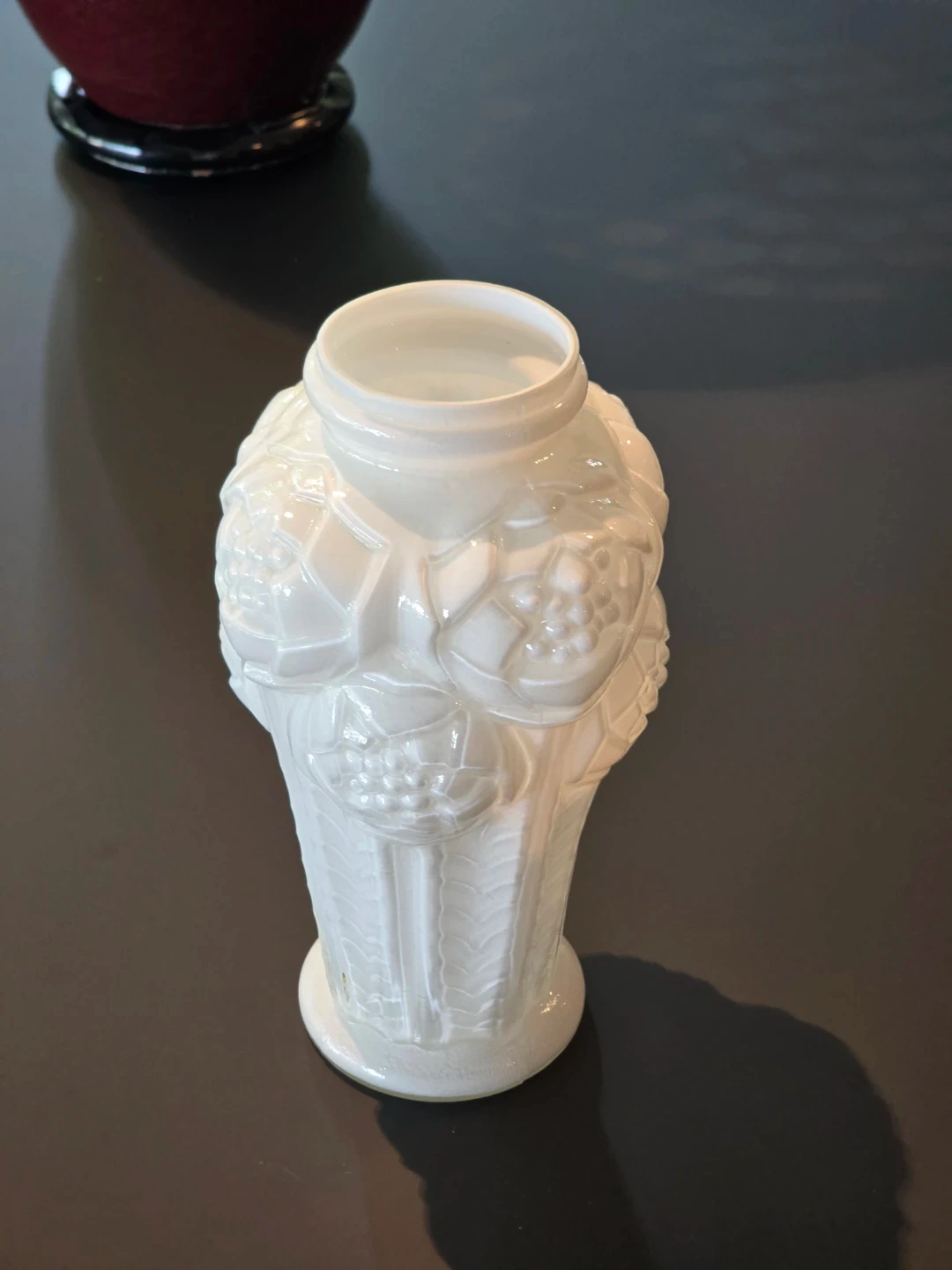 Murano Antique Vase ミルクガラス 花瓶 アンティークの写真3枚目