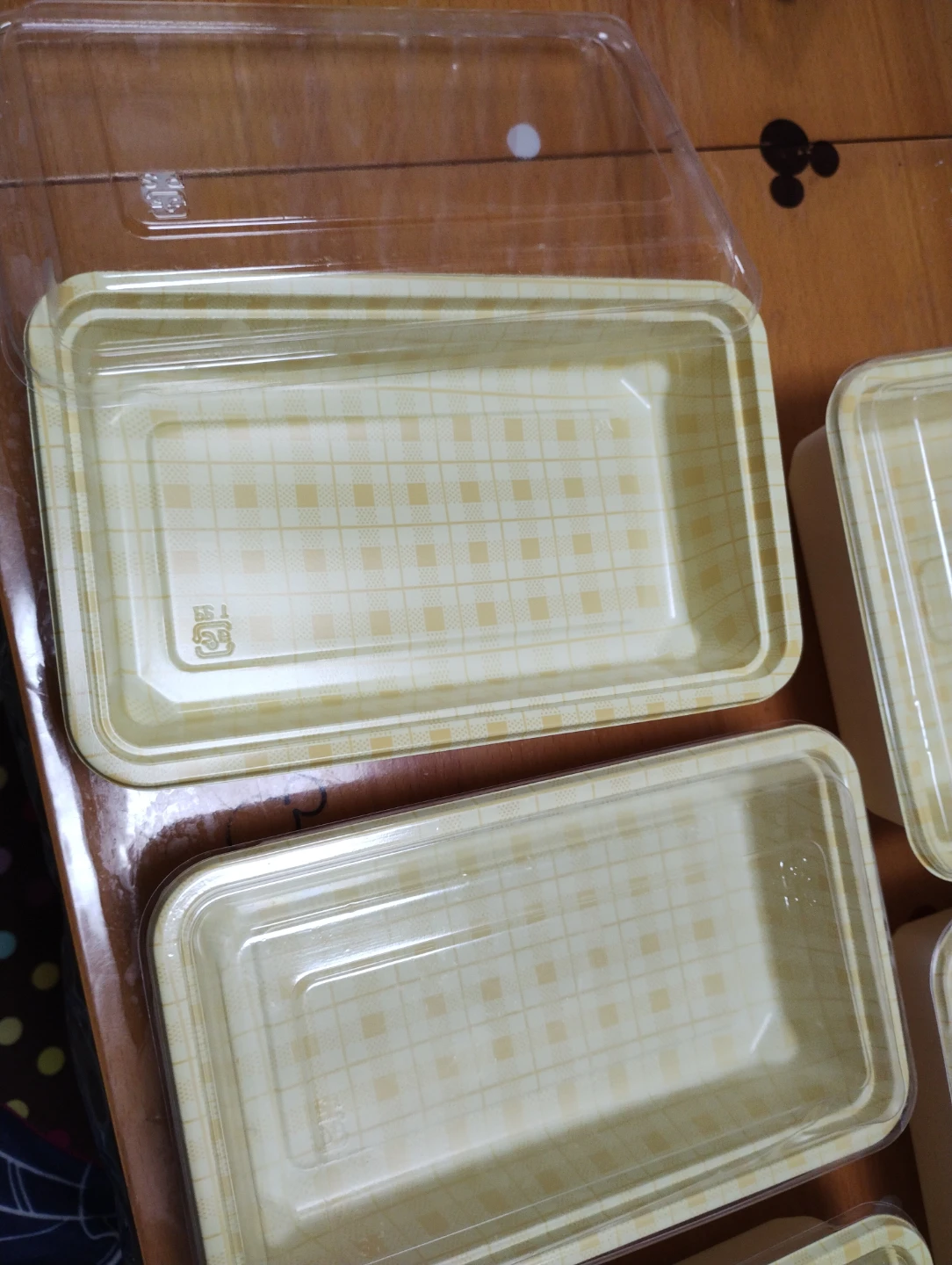 新品未使用★お弁当箱プラスチック容器 5個セットの写真3枚目