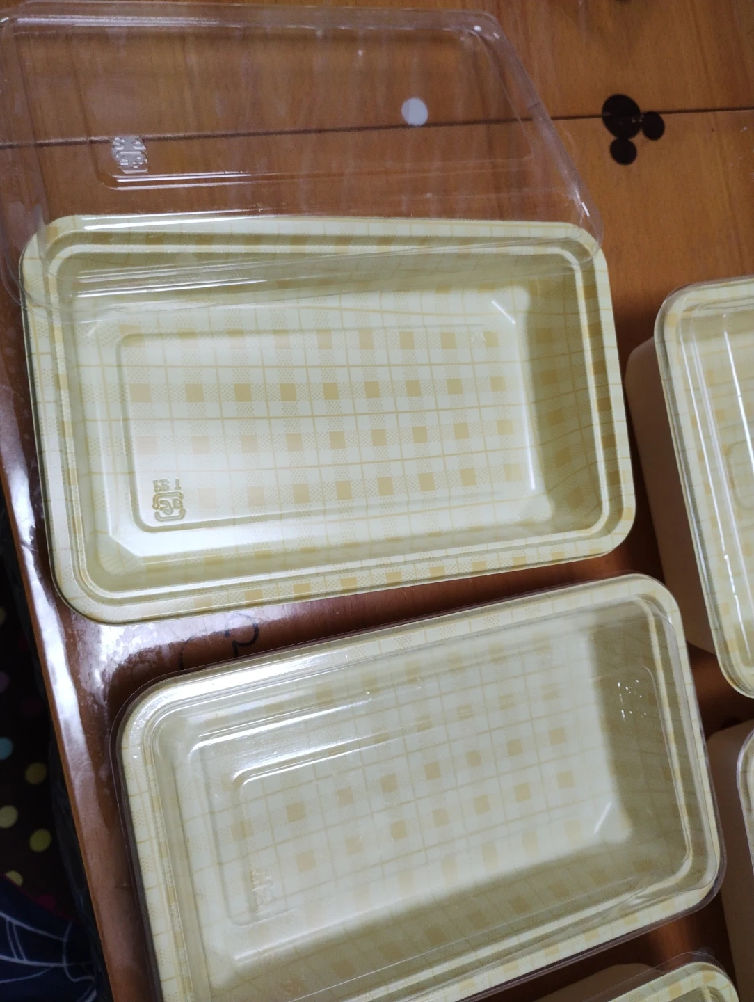 新品未使用★お弁当箱プラスチック容器 5個セットの写真3枚目