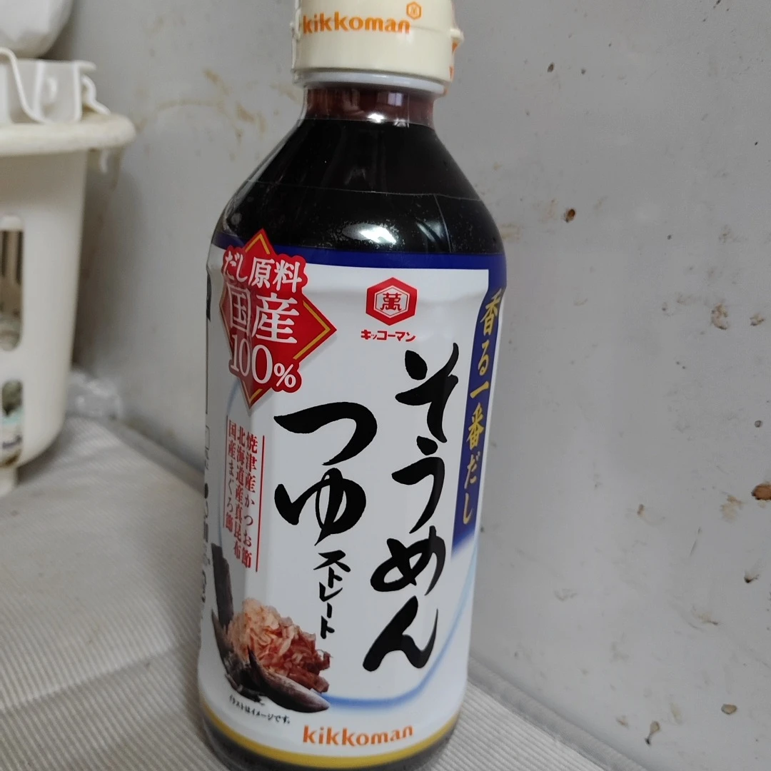 キッコーマン そうめんつゆ ストレート 500ml